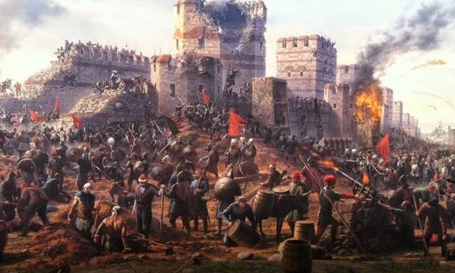 Σαν σήμερα το 1453 έγινε η Άλωση της Κωνσταντινούπολης Σαν σήμερα το 1453 έγινε η Άλωση της Κωνσταντινούπολης