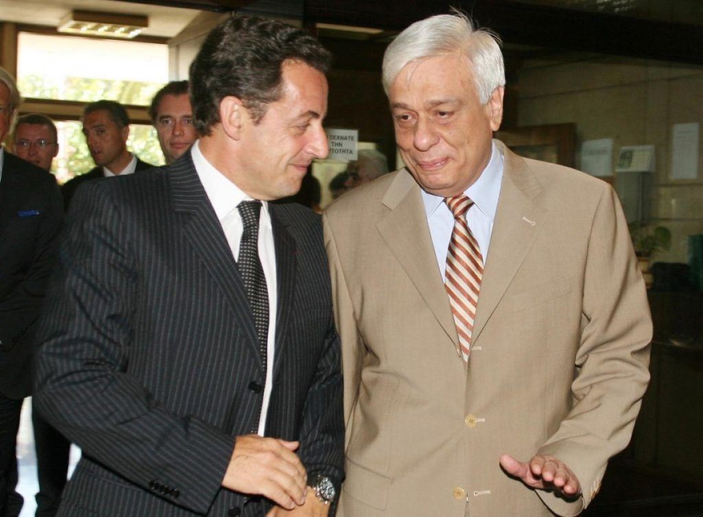 Πρόγευμα Παυλόπουλου-Σαρκοζί τη Δευτέρα στο Προεδρικό Μέγαρο