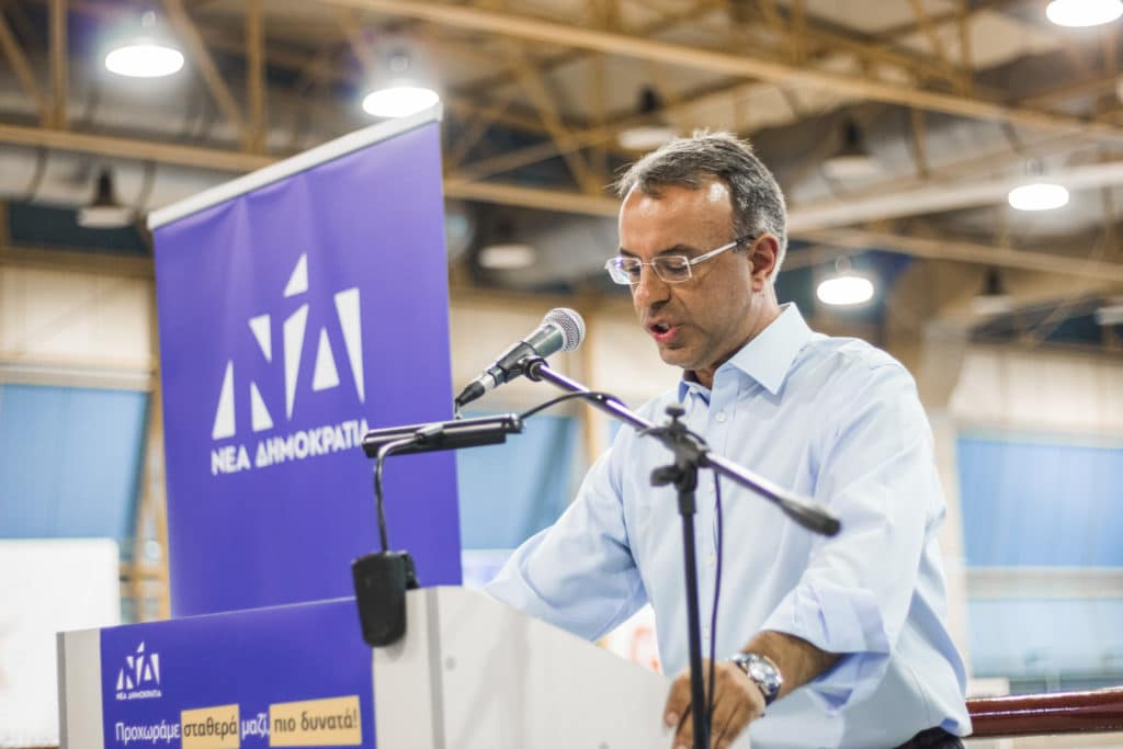 Αρχηγική εμφάνιση του Χ. Σταϊκούρα στην Αταλάντη.