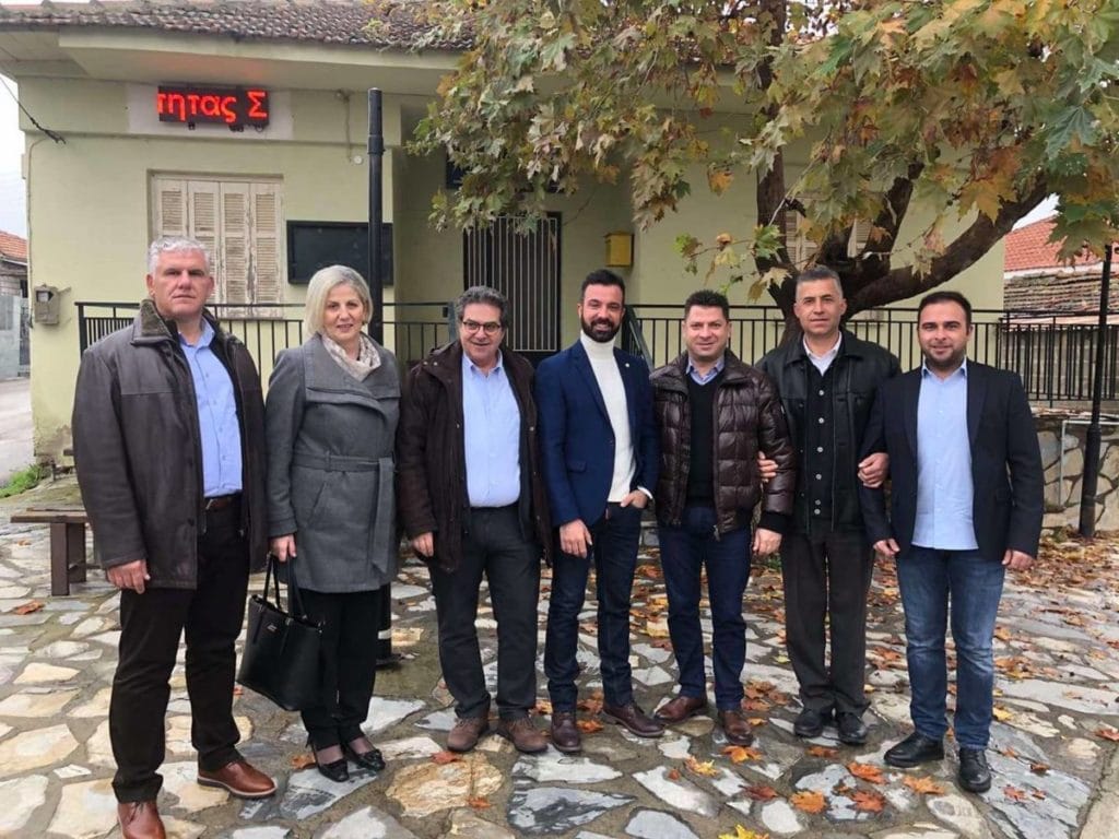 Συνάντηση δημάρχων Φαρσάλων και Δομοκού στην Σκοπιά Φαρσάλων.