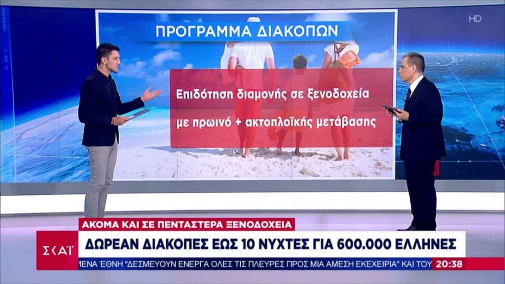 Δωρεάν διακοπές έως 10 νύχτες για 600.000 Έλληνες ακόμα και σε πεντάστερα- Οι δικαιούχοι