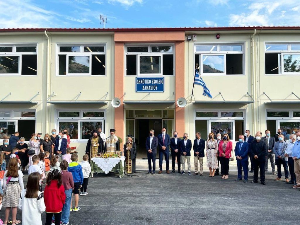 Στέλιος Πέτσας: Στο Δαμάσι για το πρώτο κουδούνι της νέας σχολικής χρονιάς