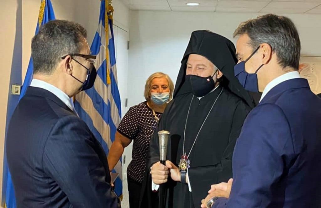 Κυριάκος Μητσοτάκης – Αρχιεπίσκοπος Αμερικής Ελπιδοφόρος: Η συνάντηση στη Νέα Υόρκη