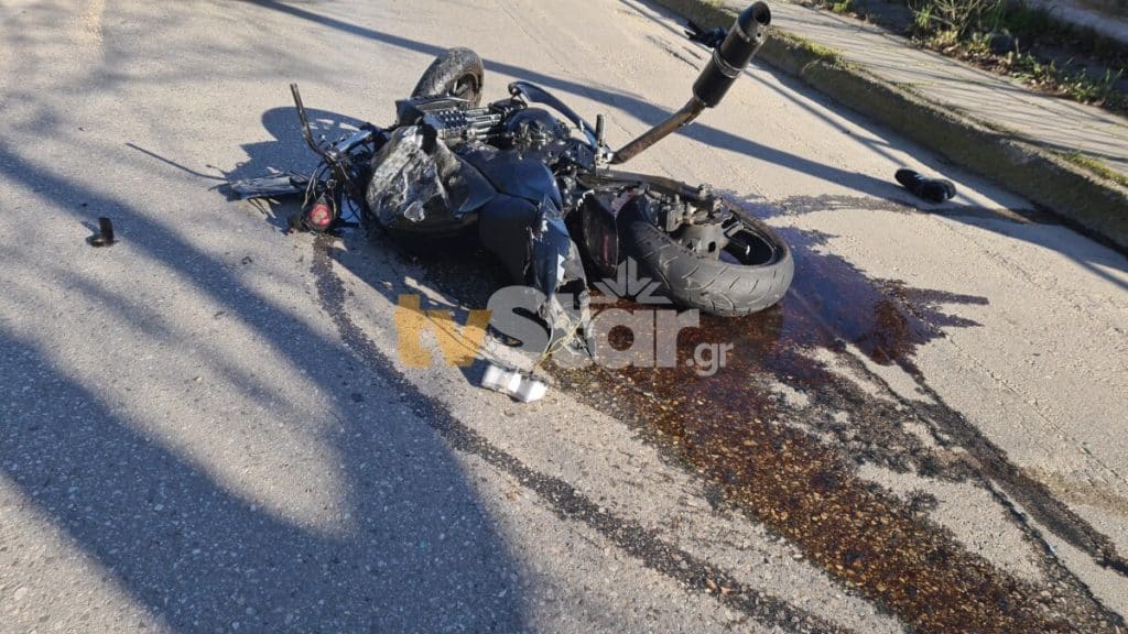 Λαμία: Συγκρούστηκε μηχανή μεγάλου κυβισμού με ιχ (εικόνες κ΄video)