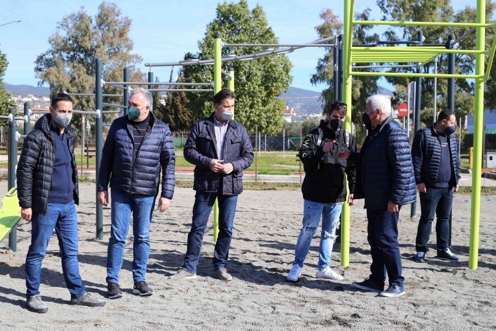 Λαμία : Νέο πάρκο με όργανα γυμναστικής