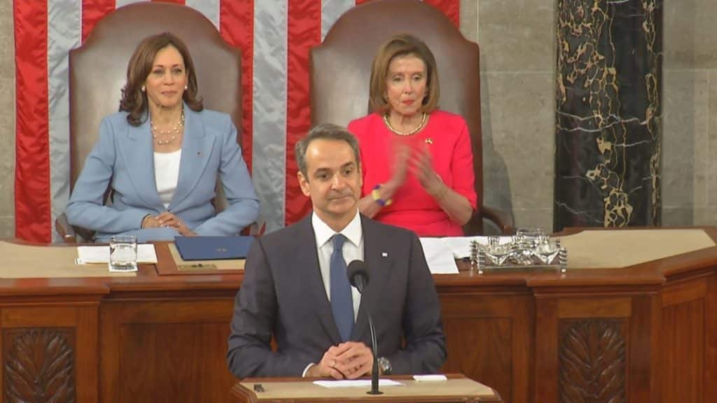Live η ομιλία του Κυρ. Μητσοτάκη στο Κογκρέσο των ΗΠΑ