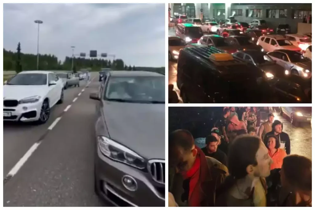 Ρωσία: Πανικός στα σύνορα μετά την ανακοίνωση Πούτιν για επιστράτευση Ρωσία: Πανικός στα σύνορα μετά την ανακοίνωση Πούτιν για επιστράτευση