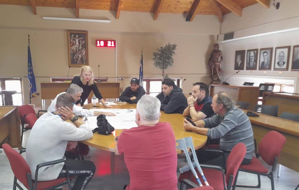 Β. Στεργίου: Συνάντηση με τους επαγγελματίες του χώρου εστίασης με θέμα το σχέδιο ανάπλασης της Κεντρικής Πλατείας