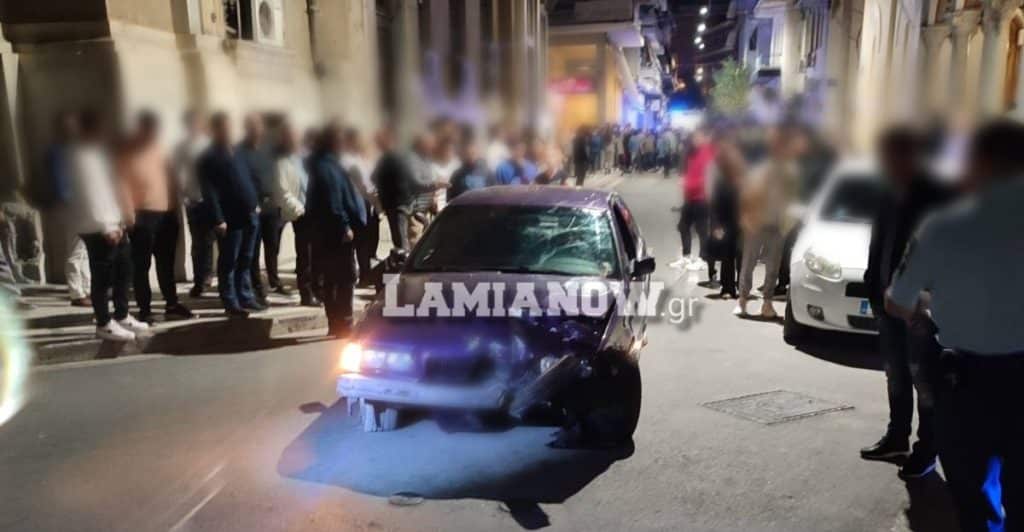 Λαμία : “Εσπειρε” τρόμο στο κέντρο της πόλης! Έχασε τον έλεγχο, και διέλυσε τα πάντα (φωτογραφίες)