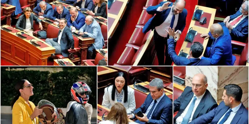 Αγιασμός στη Βουλή: «Πηγαδάκια» και γέλια πριν την έναρξη μιας προεκλογικής χρονιάς [εικόνες]