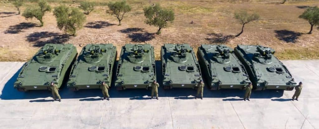 Στην Ελλάδα τα πρώτα έξι τεθωρακισμένα οχήματα μάχης Marder 1A3