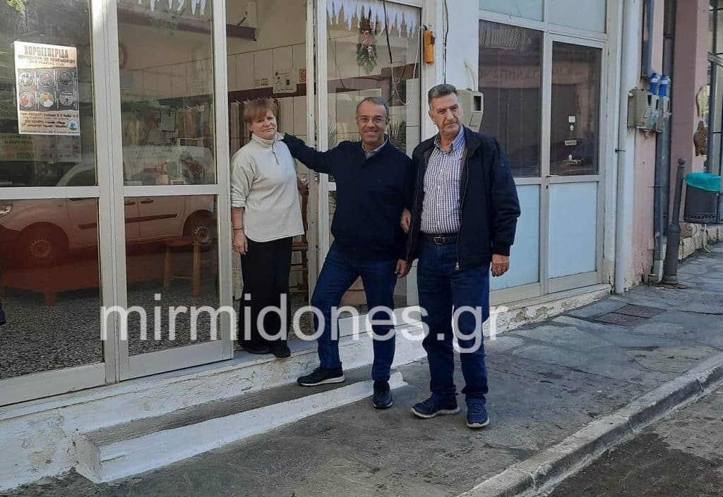 Τον Δομοκό επισκέφθηκε ο Υπουργός οικονομικών Χρήστος Σταϊκούρας .