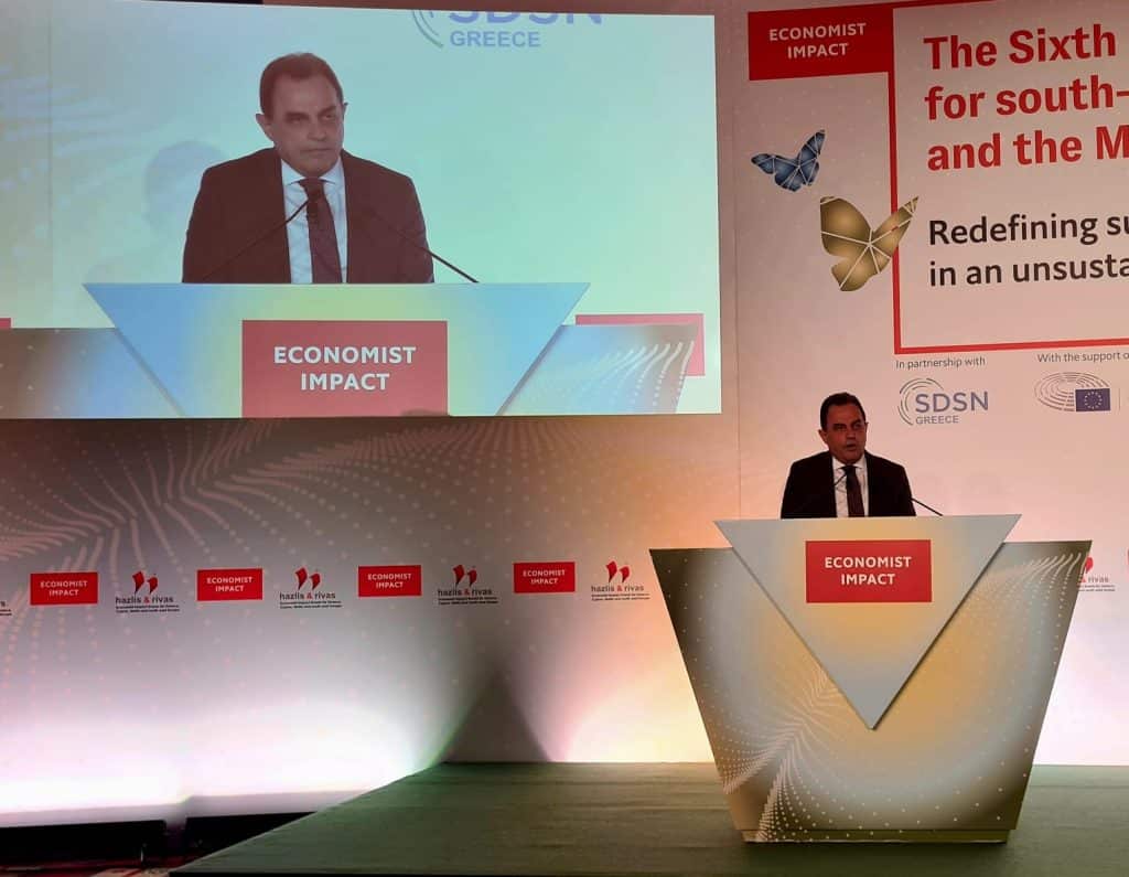 Δελτίο Τύπου: Ο ΥπΑΑΤ, Γ. Γεωργαντάς στο συνέδριο του Economist