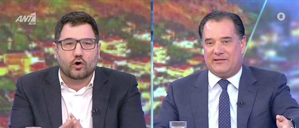 Χαμός μεταξύ Νάσου Ηλιόπουλου και Άδωνι Γεωργιάδη στο «Καλημέρα Ελλάδα»