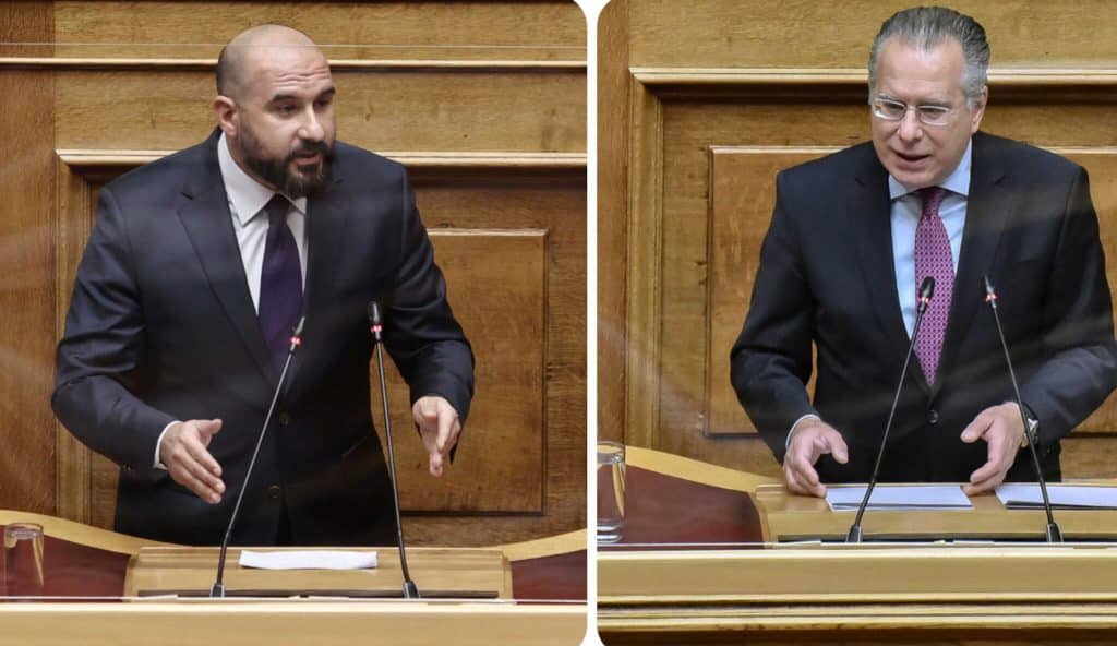 «Σφάχτηκαν» Δημήτρης Τζανακόπουλος και Γιώργος Κουμουτσάκος στον αέρα εκπομπής – «Είσαι αλήτης, θα σου κάνω μήνυση» «Σφάχτηκαν» Δημήτρης Τζανακόπουλος και Γιώργος Κουμουτσάκος στον αέρα εκπομπής – «Είσαι αλήτης, θα σου κάνω μήνυση»