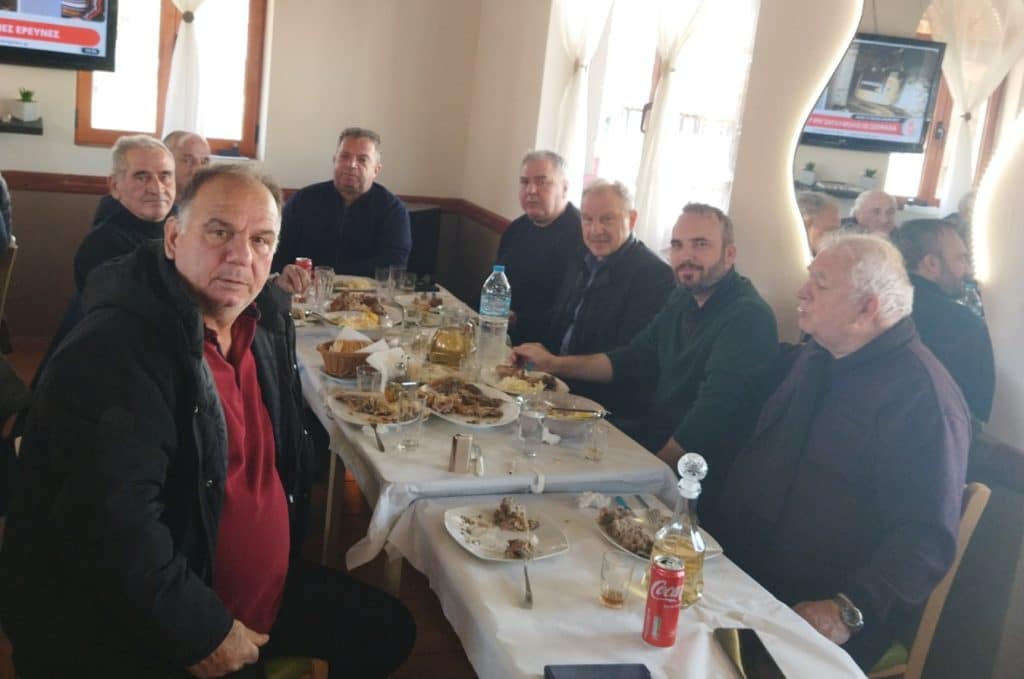 Επίσκεψη Γιώργου Κοτρωνιά στην Εκκάρα Δομοκού