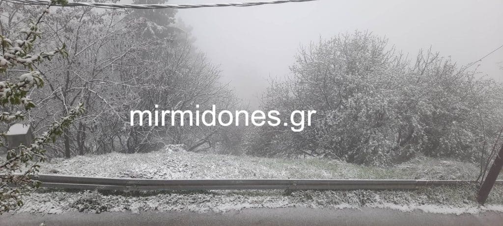 Χιονίζει στο Δομοκό……. Χιονίζει στο Δομοκό…….