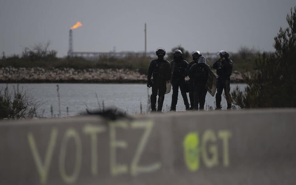 Συγκρούσεις διαδηλωτών με την αστυνομία και για το αρδευτικό νερό Συγκρούσεις διαδηλωτών με την αστυνομία και για το αρδευτικό νερό