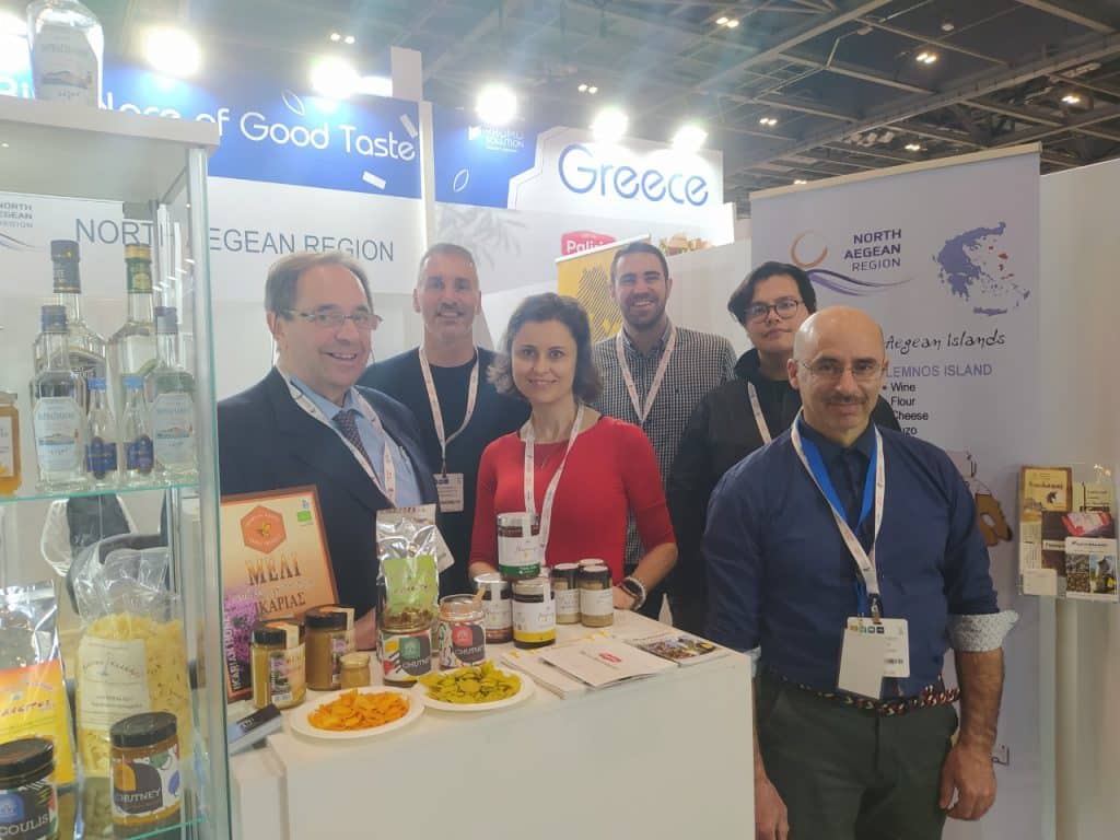 Στη διεθνή έκθεση τροφίμων και ποτών IFE LONDON η Περιφέρεια Βορείου Αιγαίου