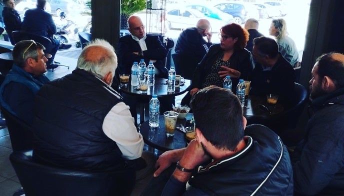 Με τους Μελισσοκόμους της Λαμίας συναντήθηκε ο Γιάννης Οικονόμου Με τους Μελισσοκόμους της Λαμίας συναντήθηκε ο Γιάννης Οικονόμου
