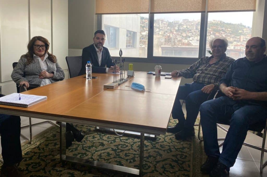 Ο Γιάννης Σαρακιώτης με την Ένωση Νοσοκομειακών Ιατρών Λαμίας για τα προβλήματα του Νοσοκομείου