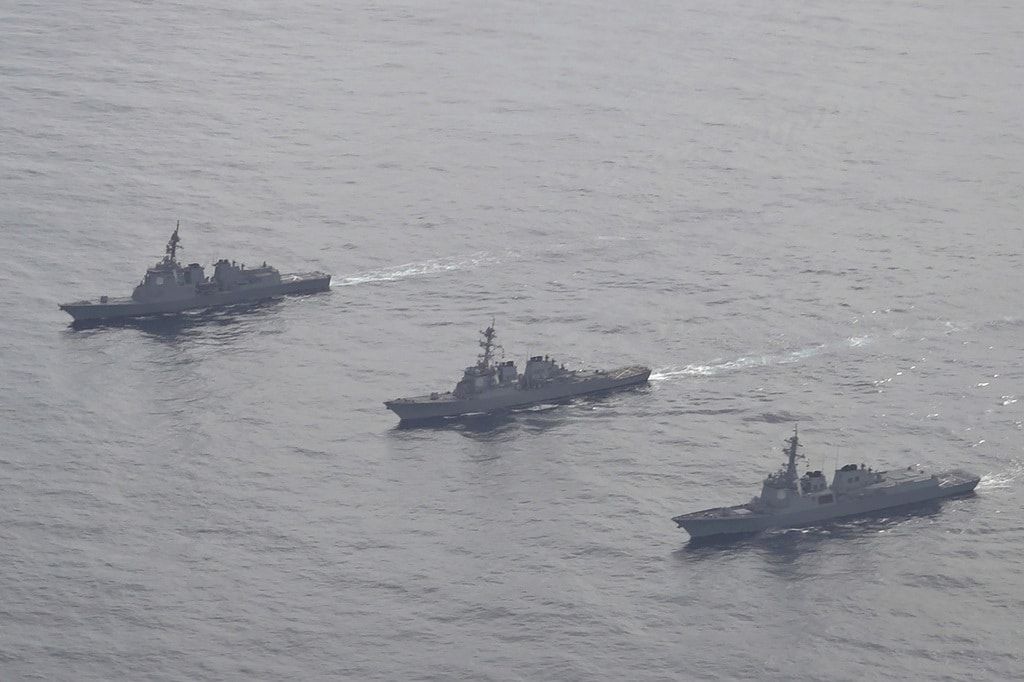 Κοινά γυμνάσια Νότιας Κορέας, ΗΠΑ και Ιαπωνίας για την αντιμετώπιση της Βόρειας Κορέας Κοινά γυμνάσια Νότιας Κορέας, ΗΠΑ και Ιαπωνίας για την αντιμετώπιση της Βόρειας Κορέας