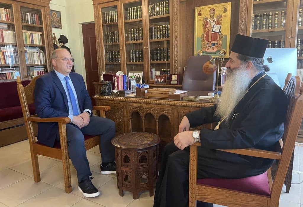 Γ. Οικονόμου: Επίσκεψη στον Μητροπολίτη Φθιώτιδας, τις Διευθύνσεις Εκπαίδευσης και τη Διεύθυνση Μεταφορών και Επικοινωνιών Π.Ε. Φθιώτιδας