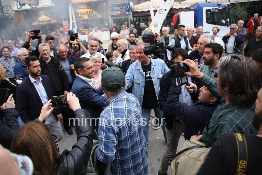 O Αλέξης Τσίπρας στην Λαμία