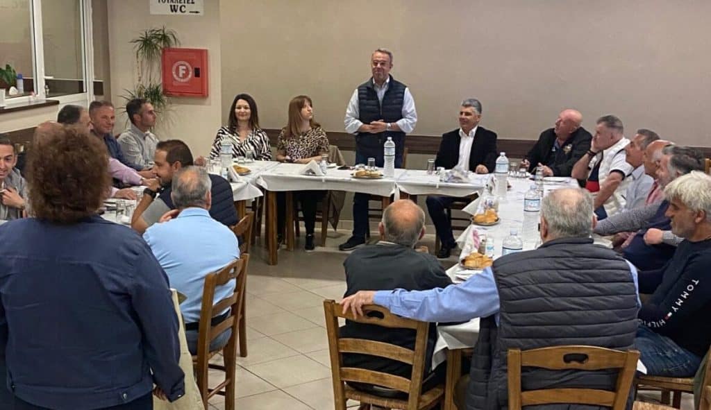 Τα χωριά του Δομοκού  επισκέφθηκε ο Χρήστος Σταϊκούρας