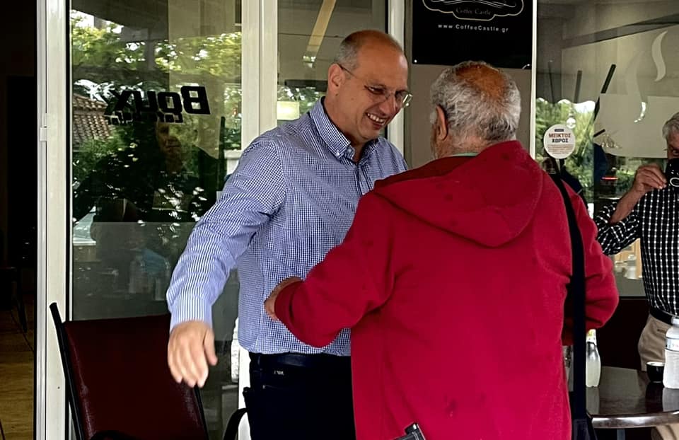 Γ. Οικονόμου: Στα Λουτρά Υπάτης, τις Μεξιάτες και τις Κομποτάδες, βρέθηκε χθες το απόγευμα Γ. Οικονόμου: Στα Λουτρά Υπάτης, τις Μεξιάτες και τις Κομποτάδες, βρέθηκε χθες το απόγευμα