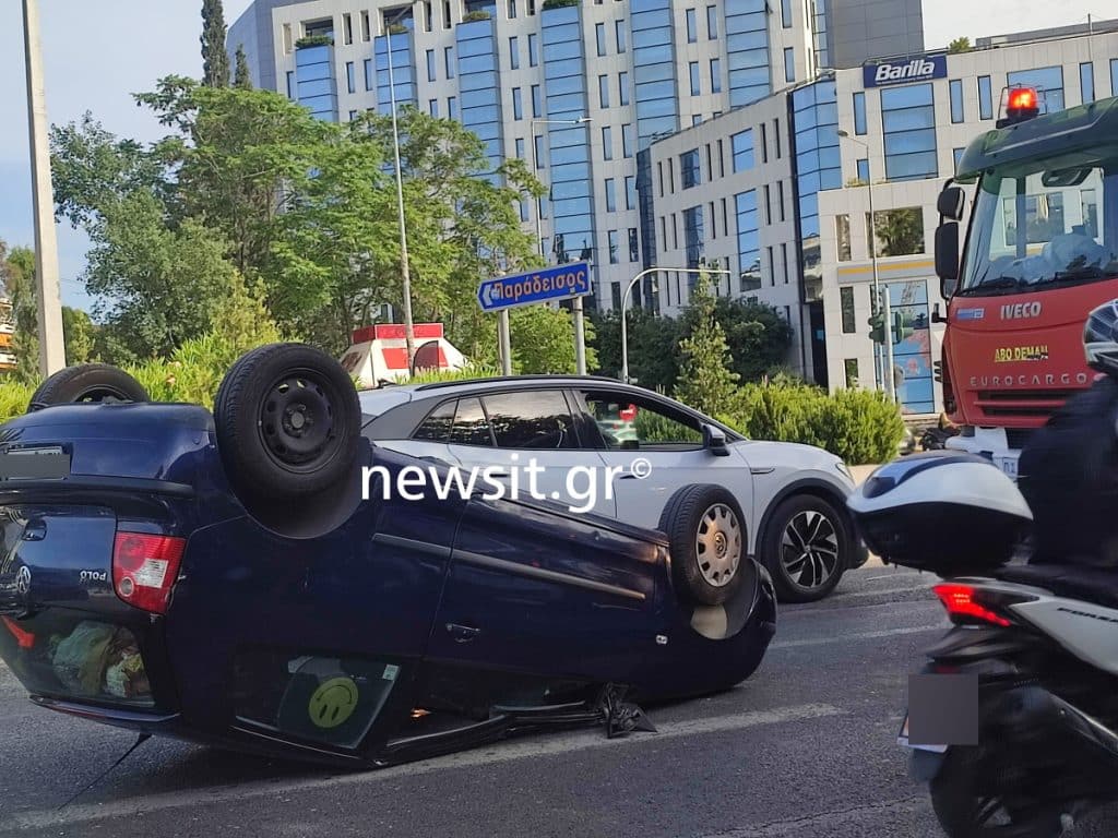 Σοβαρό τροχαίο για τη μετεωρολόγο Χριστίνα Σούζη στη Λεωφόρο Κηφισίας