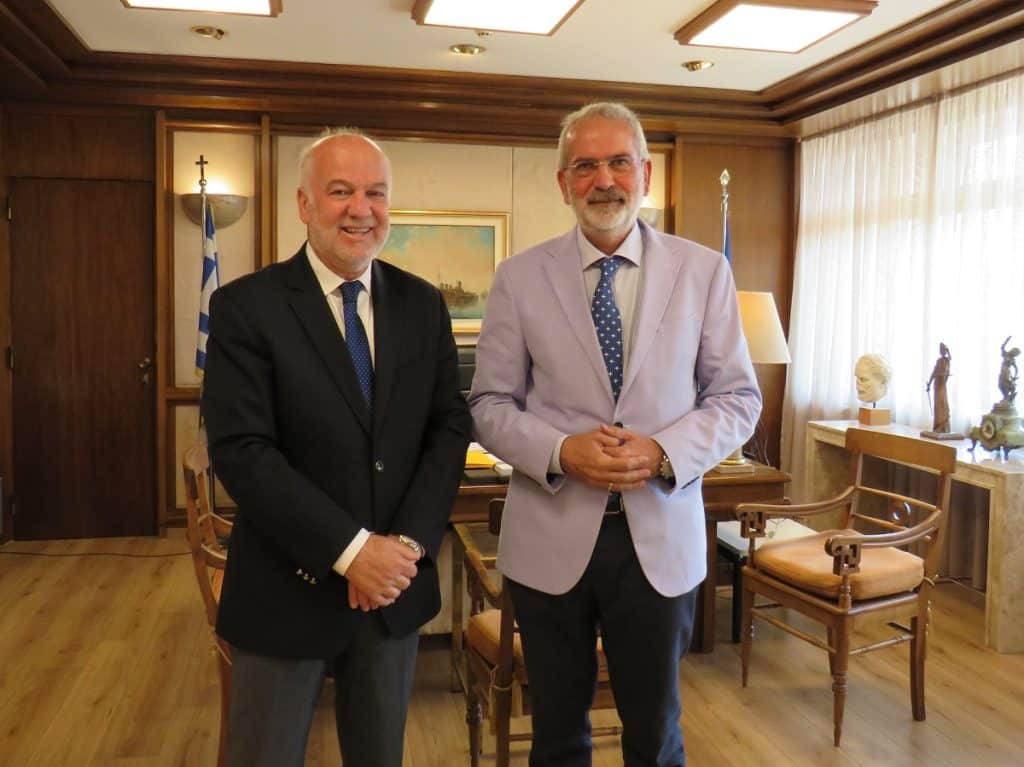 Με τον Πρόεδρο του Ελεγκτικού Συνεδρίου συναντήθηκε ο υπ. Δικαιοσύνης