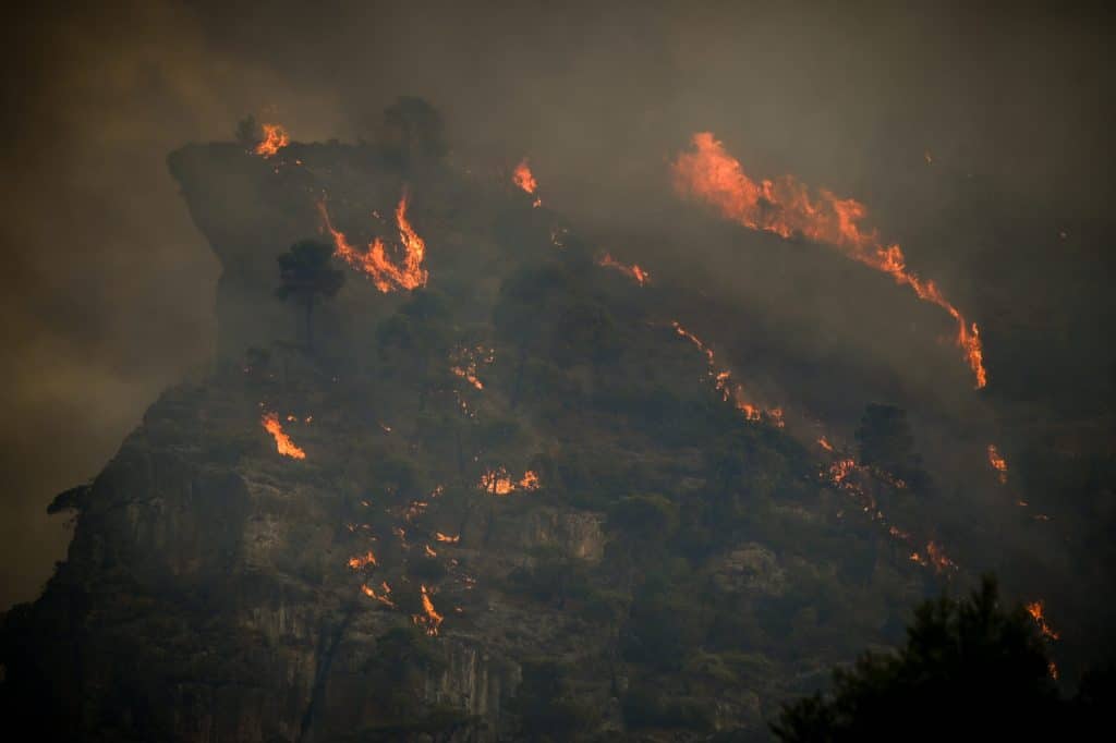 Πύρινος εφιάλτης ανά την Ελλάδα – Συναγερμός σε Κάρυστο, Αίγιο και Κέρκυρα