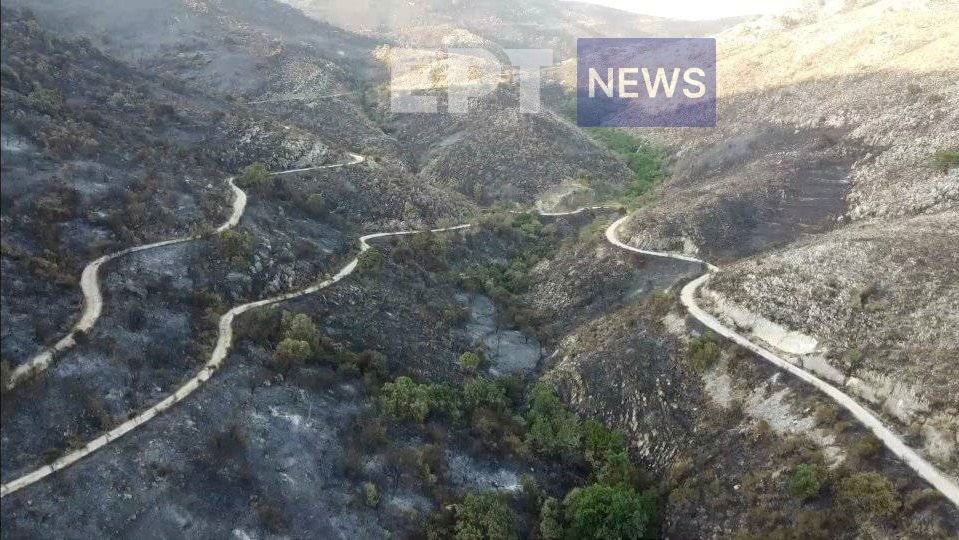 Στάχτη 22.000 στρέμματα από την πυρκαγιά στην Κέρκυρα Στάχτη 22.000 στρέμματα από την πυρκαγιά στην Κέρκυρα