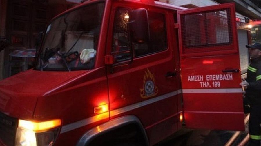 Φωτιά στο Εργατικό Κέντρο Ηρακλείου Φωτιά στο Εργατικό Κέντρο Ηρακλείου