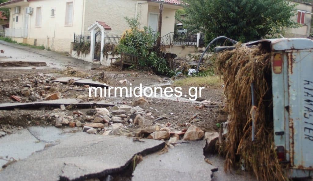 Ζημιές προκάλεσε η κακοκαιρία και στο Πουρνάρι Δομοκού ( φωτογραφίες – video).