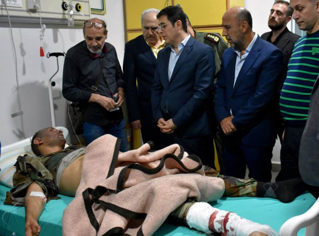 Οκτώ τραυματίες από την επίθεση Κούρδων σε τουρκική στρατιωτική βάση της Συρίας Οκτώ τραυματίες από την επίθεση Κούρδων σε τουρκική στρατιωτική βάση της Συρίας