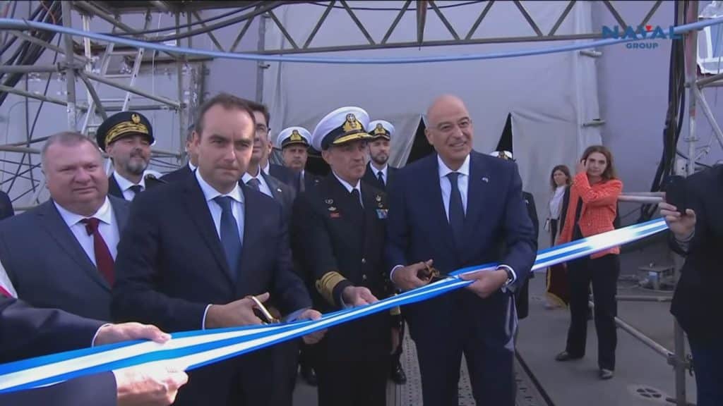 Live η επίσημη τελετή καθέλκυσης της 1ης Ελληνικής FDI, Φρεγάτας «Κίμων» στη Γαλλία Live η επίσημη τελετή καθέλκυσης της 1ης Ελληνικής FDI, Φρεγάτας «Κίμων» στη Γαλλία