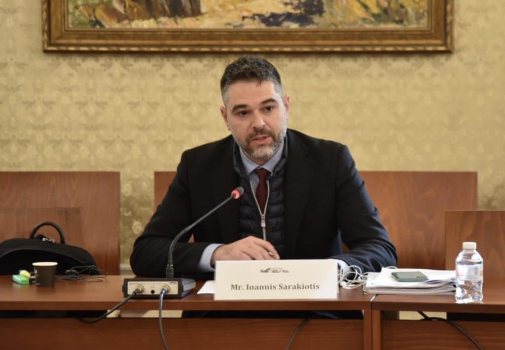 Ομιλία Γ. Σαρακιώτη στη συνεδρίαση της Διεθνούς Γραμματείας της Δ.Σ.Ο. στη Σόφια