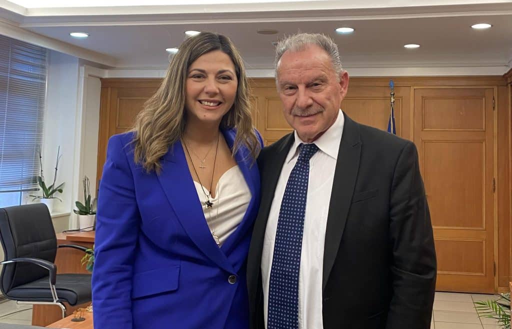 Συνάντηση του Βουλευτή Φθιώτιδας Γιώργου Κοτρωνιά με την Υπουργό Σοφία Ζαχαράκη Συνάντηση του Βουλευτή Φθιώτιδας Γιώργου Κοτρωνιά με την Υπουργό Σοφία Ζαχαράκη