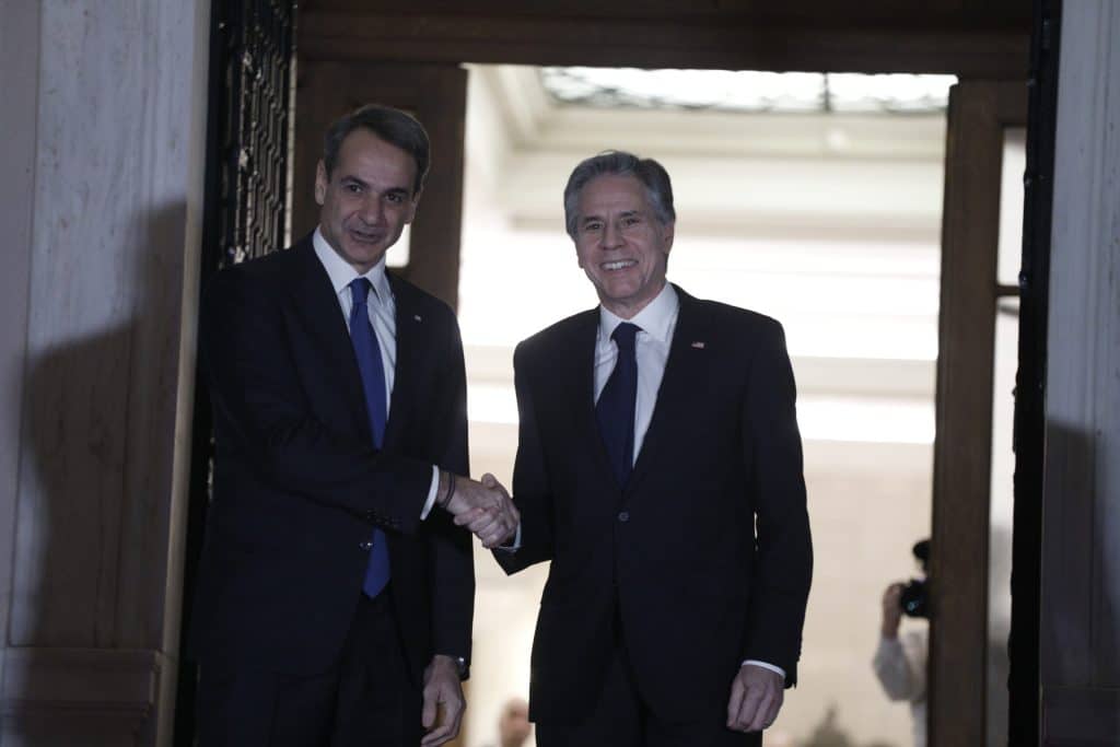 Συνομιλία του πρωθυπουργού με τον ΥΠΕΞ των ΗΠΑ Συνομιλία του πρωθυπουργού με τον ΥΠΕΞ των ΗΠΑ