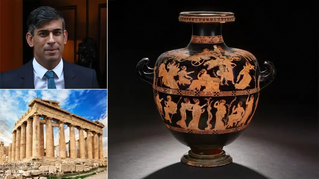 Γλυπτά του Παρθενώνα: Το Βρετανικό Μουσείο «αδειάζει» τον Ρίσι Σούνακ στέλνοντας σπάνιο ελληνικό αγγείο στο Μουσείο της Ακρόπολης Γλυπτά του Παρθενώνα: Το Βρετανικό Μουσείο «αδειάζει» τον Ρίσι Σούνακ στέλνοντας σπάνιο ελληνικό αγγείο στο Μουσείο της Ακρόπολης