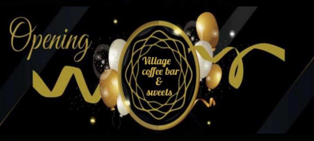 Το Σάββατο 23 Δεκεμβρίου  τα εγκαίνια του «Village coffe bar & sweets » στο Νέο Μοναστήρι Δομοκού