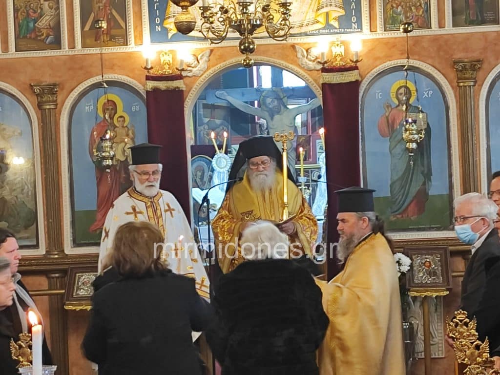 Στον Ιερό Ναό Αγίου Γεωργίου χοροστάτησε ο Σεβασμιότατος Μητροπολίτης Κατάγκας κκ. Μελέτιος