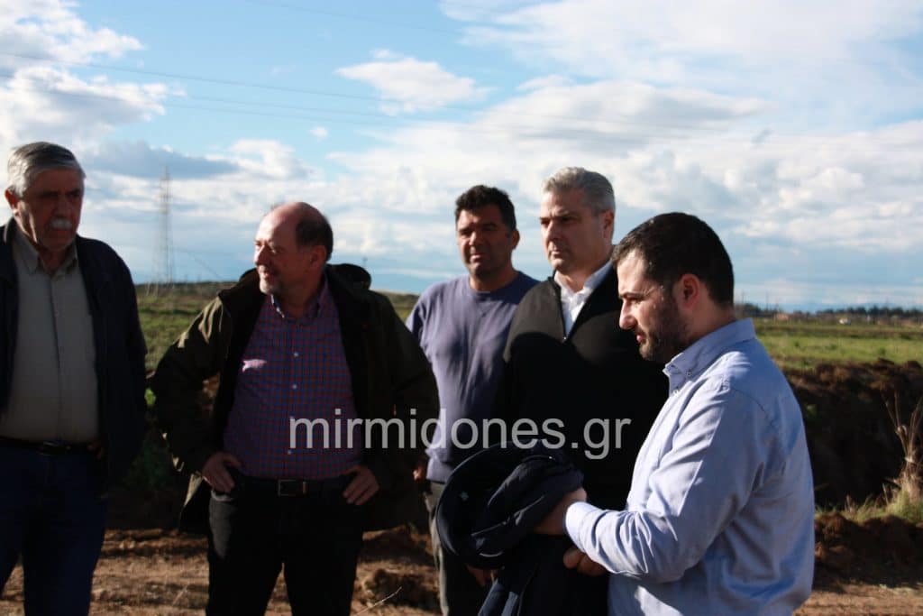 Ο  Φ.Σπανός και ο Η.Σανίδας επιθεώρησαν τα έργα στις πληγείσες περιοχές του Δομοκού