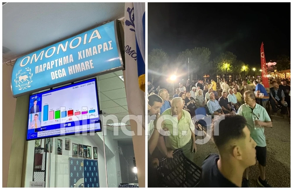 Πανηγυρισμοί στη Χιμάρα για την εκλογή Μπελέρη (βίντεο) Πανηγυρισμοί στη Χιμάρα για την εκλογή Μπελέρη (βίντεο)