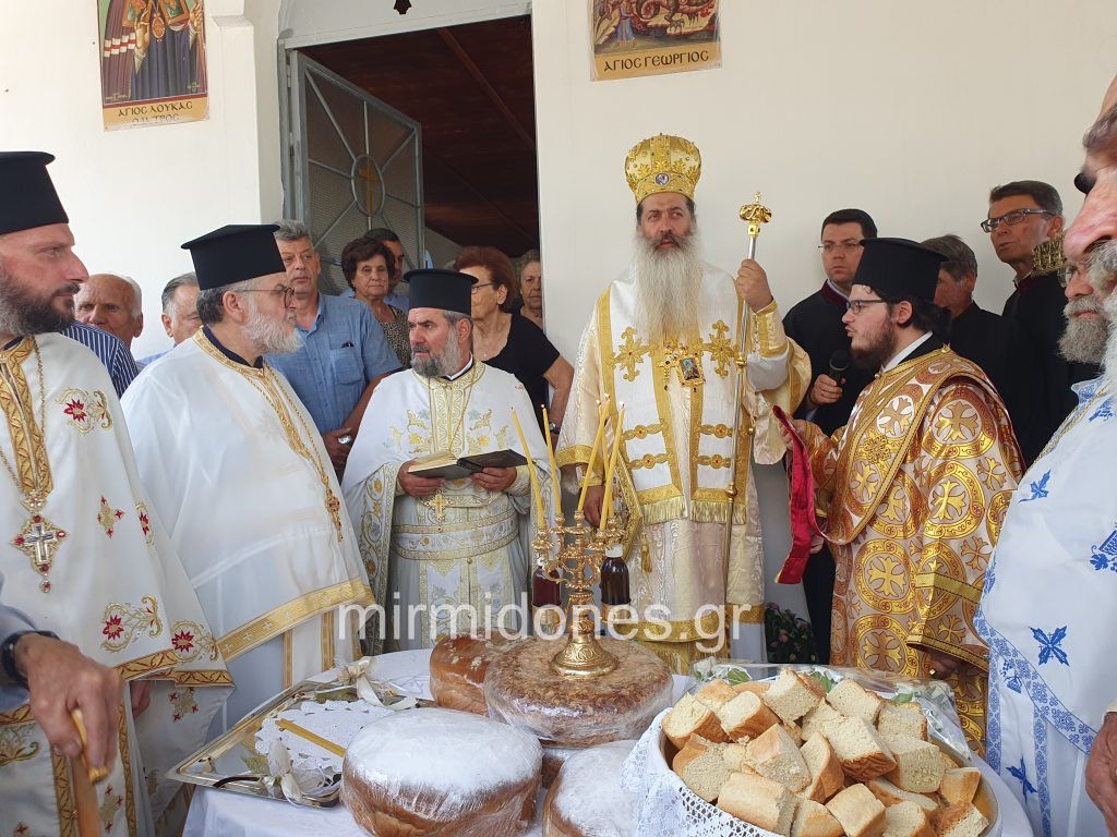Ο εορτασμός του αγίου Λουκά του Ιατρού στη Μαντασιά Δομοκού