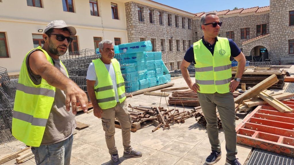 Επίσκεψη του Υπουργού Υποδομών & Μεταφορών Χρήστου Σταϊκούρα στο έργο της Ογκολογικής Κλινικής στο ΓΝΛ