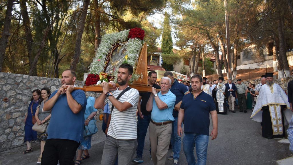 Γιορτάστηκε με κάθε λαμπρότητα η εύρεση της εικόνας Παναγίας Ελεούσης στην Ξυνιάδα Δομοκού