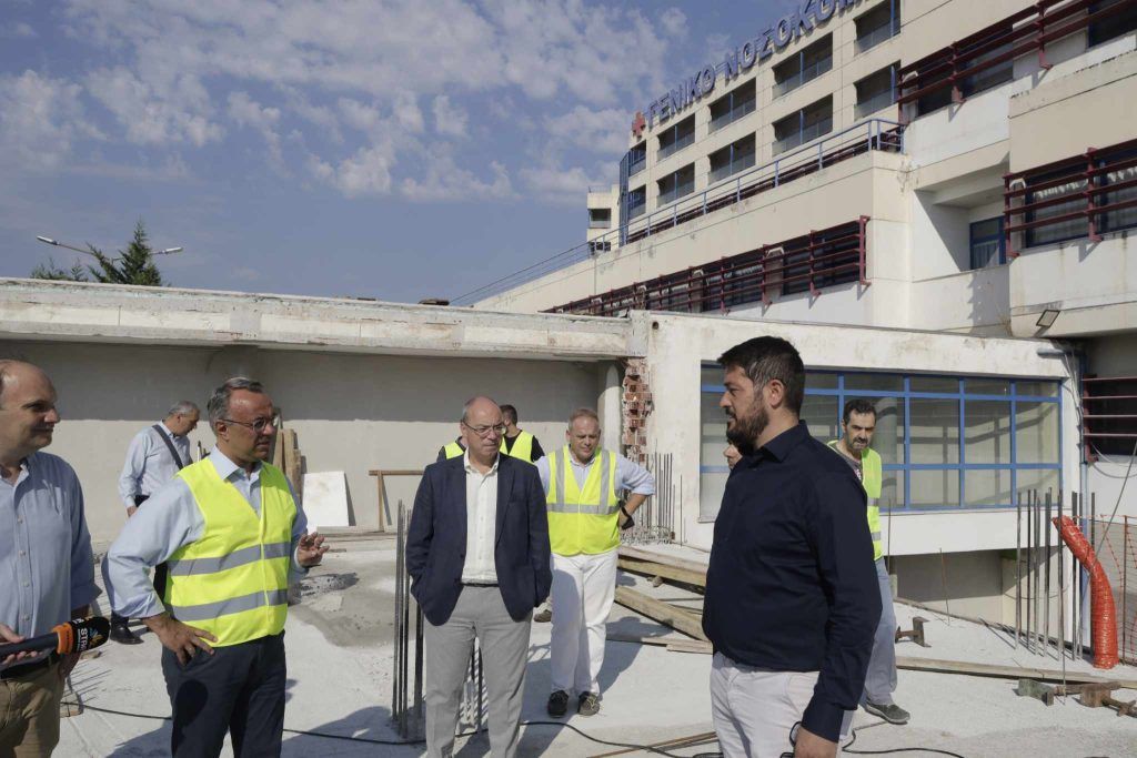 Ο Υπουργός ΥΜΕ στα έργα του ΓΝΛ: Έτοιμα το καλοκαίρι του 2025